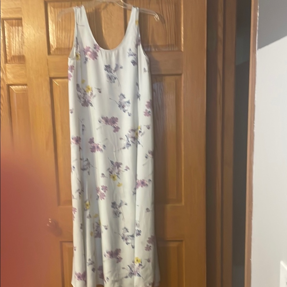 Express Blue Sleeveless Scoop Neck Sundress size 5/6